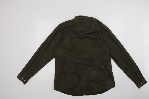 Matalan Mens Green Cotton blend Size XL Collared - Picture 2 of 12