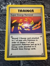 Pokemon Trainer Super Energy Removal 079/102 Base Set Regular (Never Played)