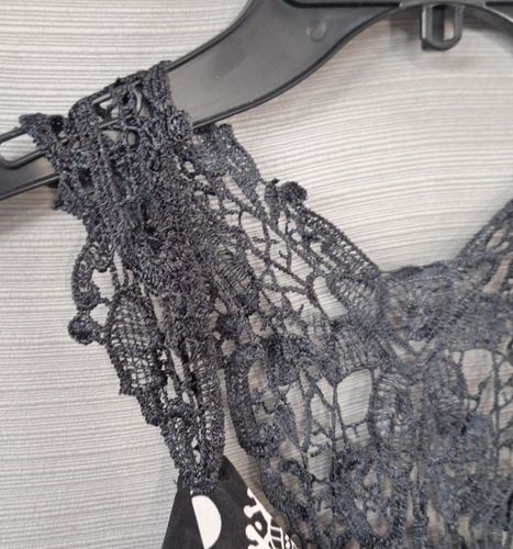 Second Skin ärmelloses schwarz-weißes Maxikleid integrierter BH Spitze hinten Gr. XXL - Bild 6 von 12