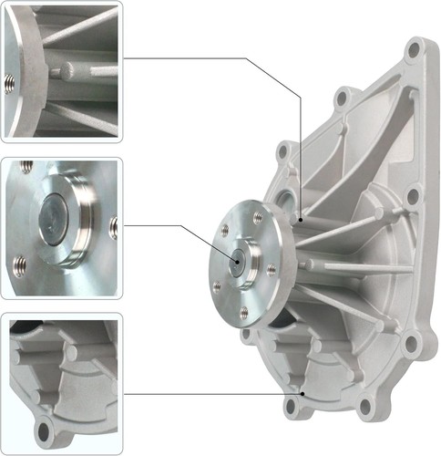 New Genuine DETROIT A4722001001 Water pump RA4722001001, A4722000401 Mercedes - Foto 3 di 4