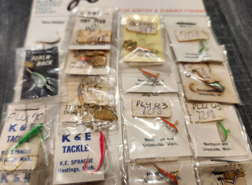 Vintage Fishing Lure Display Card Art's Best Mitzi Ditzi Jigs Best Tackle Mfg - Bild 3 von 7