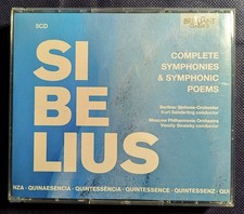 Sibelius: Complete Symphonies / Symphonic Poems, Sanderling / Sinaisky, 5 CD Box