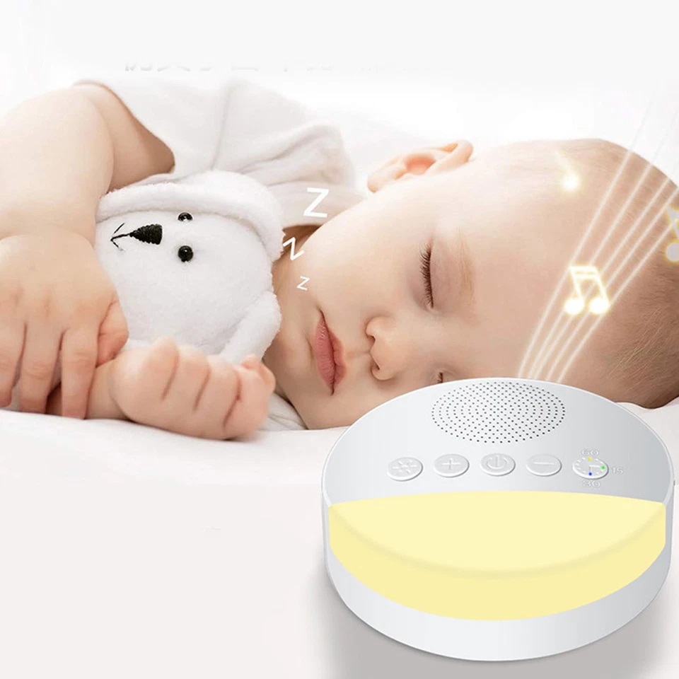White Noise Device 20 Music USB Rechargeable Baby Sleep Sound Machine With Night - Image 4 of 4