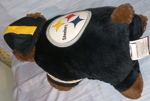 Pittsburgh Steelers Bär großes 18 Zoll Kissen Haustier - NFL - Bild 13 von 18