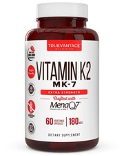 Vitamin k2 MK-7 Supplement 180mcg -Vitamin K2 Supports 60 Count Pack of 1