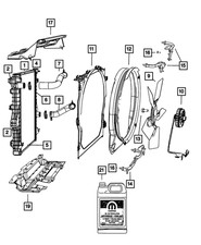 Genuine Mopar Radiator Outlet Hose 55056955AA
