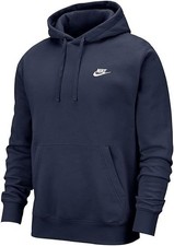 Nike Club Fleece Pullover Hoodie - Navy Medium