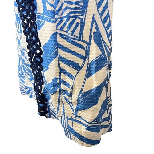Lilly Pulitzer Annabelle Etuikleid blau maritim Mini ärmellos 100% Baumwolle 4 - Bild 10 von 16