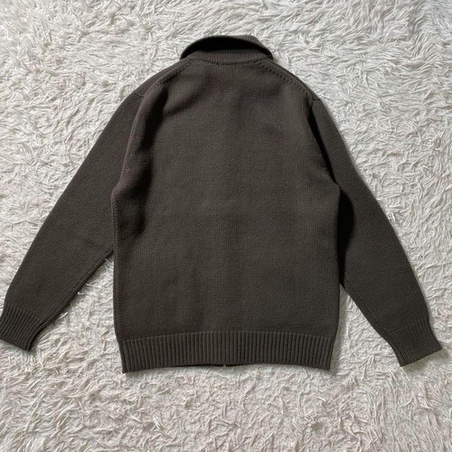 Margaret Howell Cashmere Silk Blend Knit Jacket Brown L Japan Wool F/S - Picture 14 of 19