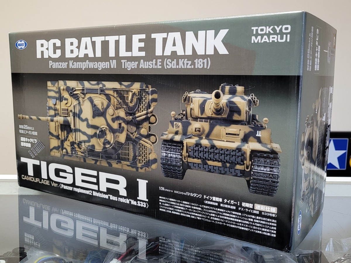 Tokyo Marui R/C Toy Battle Tank 1/24 Tiger 1 Plastic Vehicles | eBay