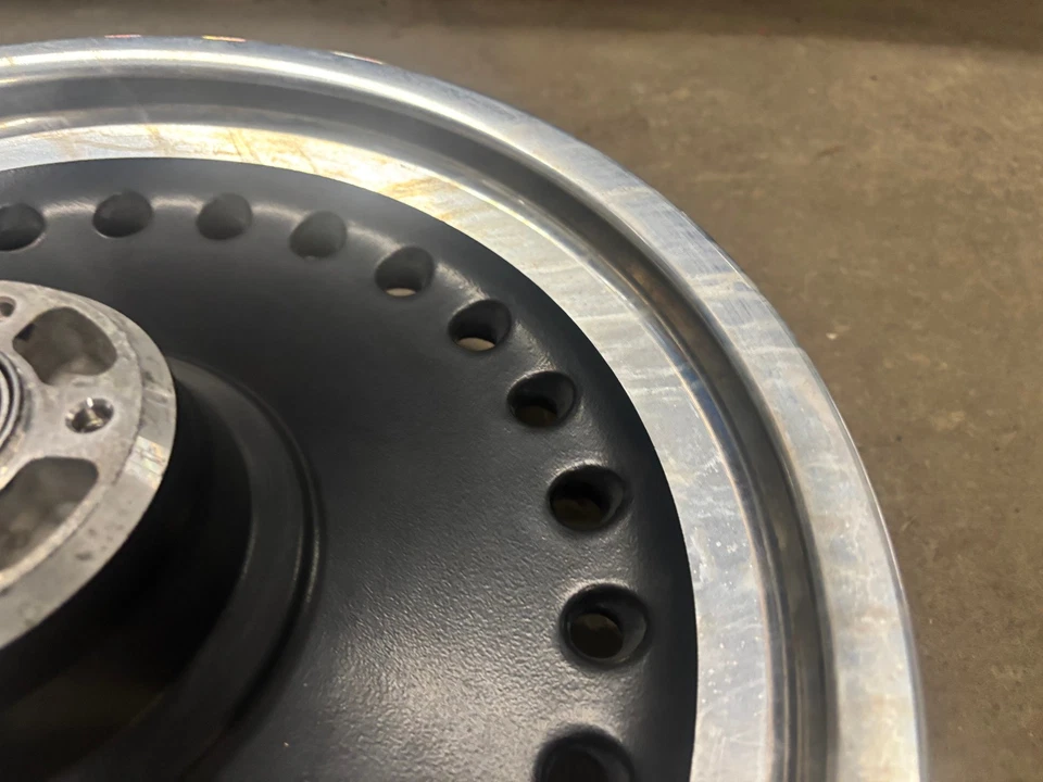 2010-2017 Harley-Davidson Softail Fat Boy 17X3.5 Front Wheel Black OEM Rim - Image 2 of 4