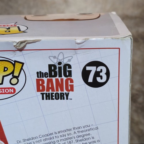 Funko POP! Big Bang Theory: Sheldon Cooper #73 - Star Trek Spock (DANNI ALLA SCATOLA) - Foto 7 di 12
