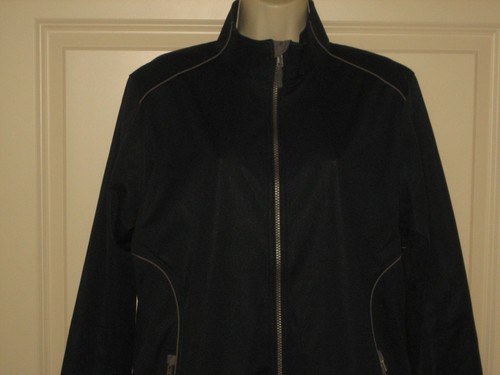 Cutter & Buck~ LCO01220 Soft Shell Navy Weathertec Full Zip Jacket~ SZ XL~NWT - Picture 2 of 7