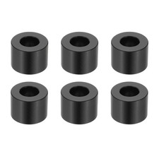 6PCS Aluminum Spacers, 1/2 x 1 Metal Spacers Aluminum 3/4 L, Black