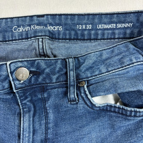 Calvin Klein Damen Jeans Größe 12 x 32 Blau Ultimate Skinny Stretch Denim - Bild 7 von 17
