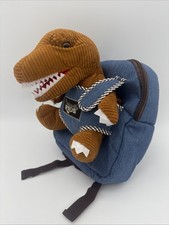 Naturally Kids Backpack With T-Rex Dinosaur Toy For Toddlers 2-5 Years NWT Cute 