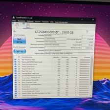 SSD 250gb Crucial Mx500 2 5 SATA