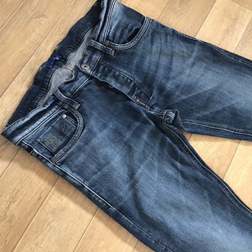 G-Star Raw 3301 DEFEND SUPER SLIM W34 L32 Blue Jeans . Button Fly . Stretch - Picture 2 of 17