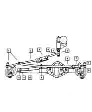 Genuine Mopar Tie Rod End Package Drag Link 68039930AA