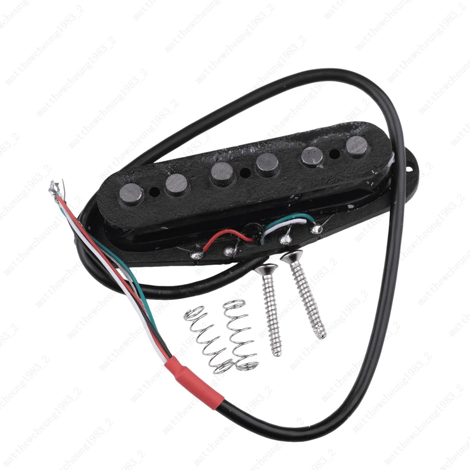 Alnico V Single Coil Stacked pickup for ST/ Stratocaster noiseless style Guitar - Image 3 of 4