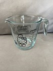 Novelty NEW Hello Kitty 2 cup Capacity Clear Glass Measuring Cup Pyrex Black