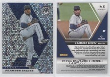 2021 Panini Mosaic Quick Pitch Silver Mosaic Prizm Framber Valdez #83