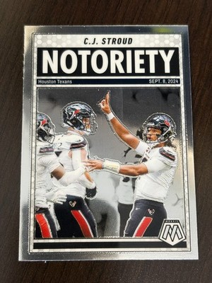 C.J. Stroud-2025 Panini Mosaic Notoriety #5 - Houston Texans | eBay