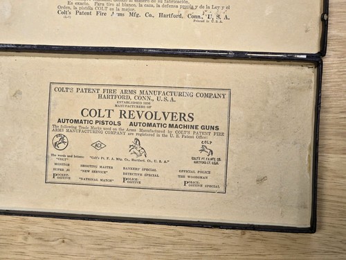 Vintage Pre WWII Colt Automatic Factory Box - Picture 2 of 9