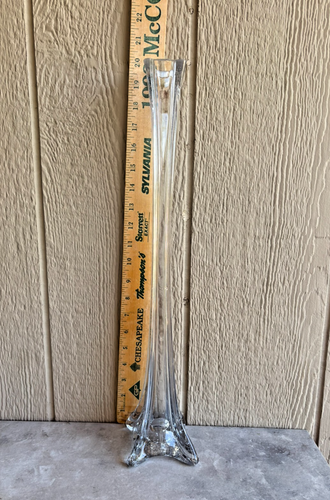 Eiffelturm Vase klar Hochzeit Blumen Herzstück 20" Höhe - Bild 5 von 8
