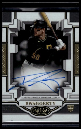 2023 Topps Tier One #BOA-TS1 Travis Swaggerty Break Out Autographs /299