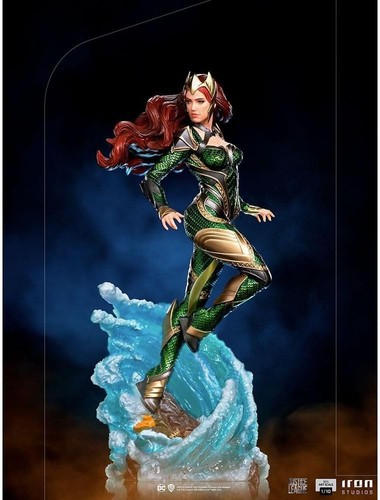DC Comics Zack Snyder's Justice League Mera Iron Studios 1/10 Scale 8" Statue - Picture 4 of 9