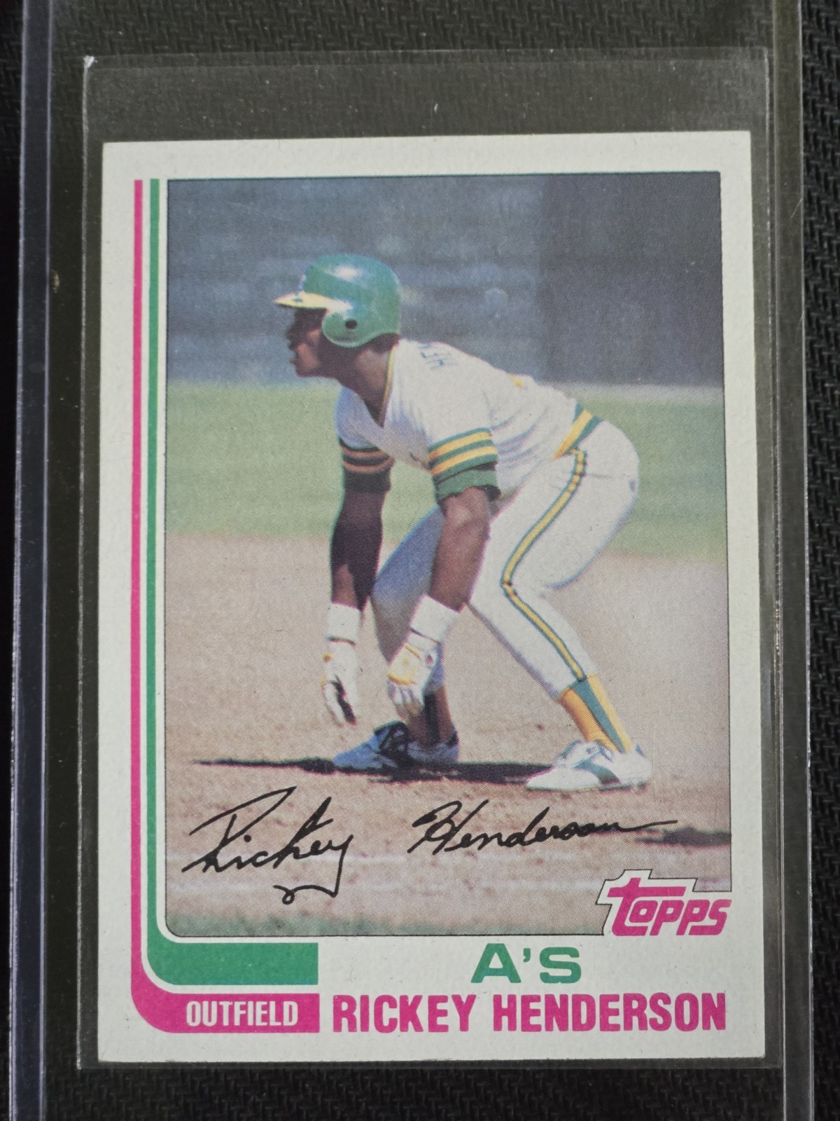 1982 Topps Rickey Henderson #610 Athletics Very Sharp Card!