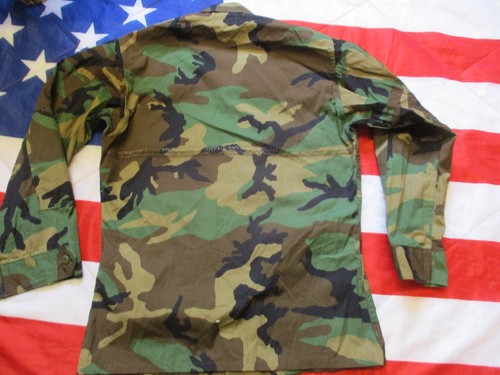 Tru Spec USA american us 1981 WOODLAND camo camouflage BDU CARGO JACKET Mantel M-L - Bild 3 von 24