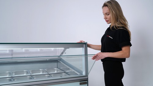 GGM Gastro Eistheke ADAM - 1700mm - Umluft - für 18x 5 Liter oder 12x 7 Liter - Bild 5 von 10