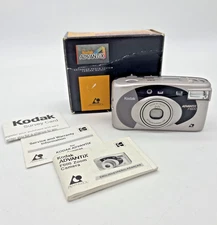 Kodak Advantix F600 Point/Shoot APS Camera With Box And Manual - Tested Works