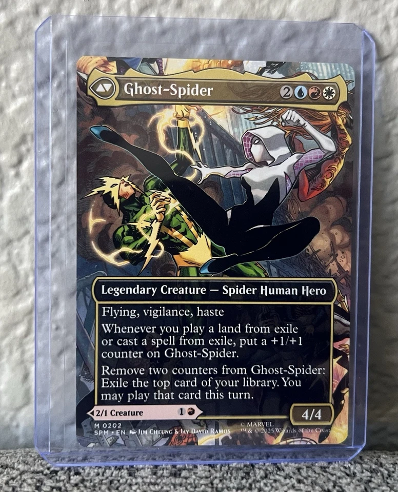 MTG: Marvel's Spider-Man: Gwen Stacy (0202) (Borderless) (NON FOIL) - Image 2 of 2