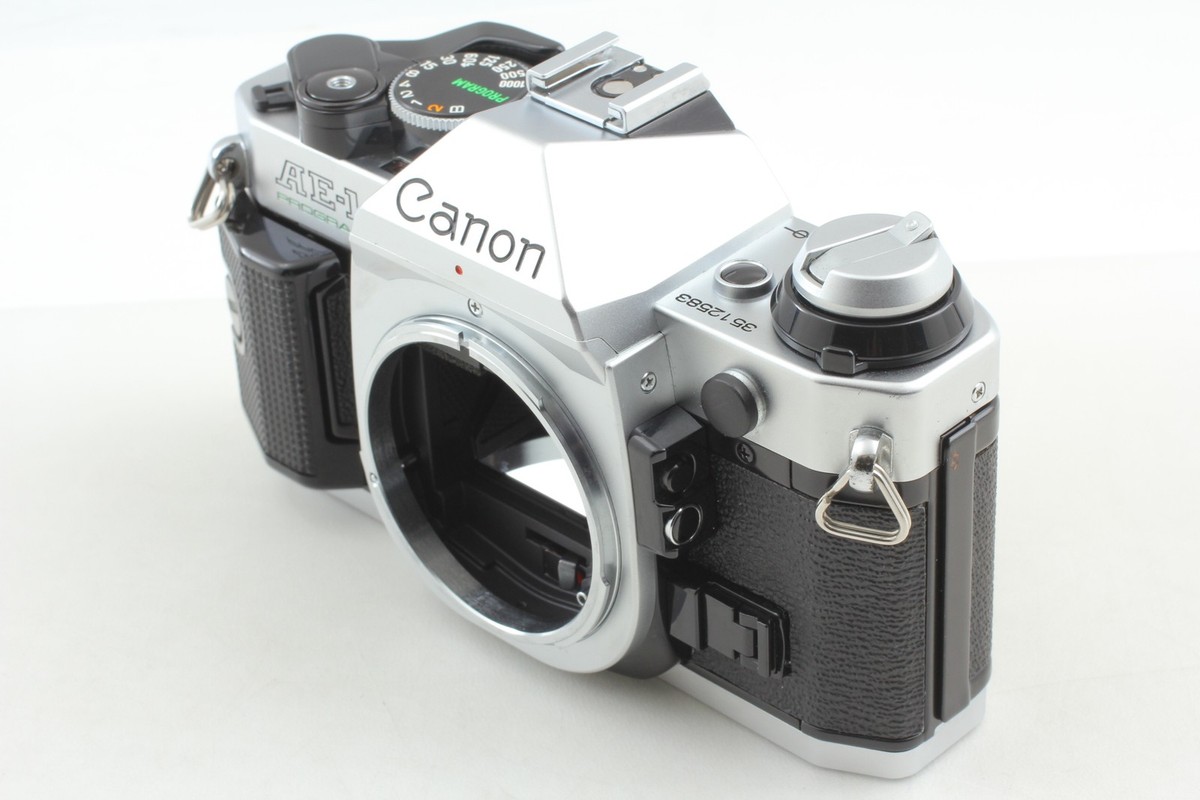 MINT] Canon AE-1 P Program SLR 35mm Film Camera w/ NFD 50mm