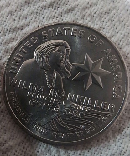 2022 P Wilma Mankiller Scar Face QUARTER W/MULTIPLE ERRORS - Picture 18 of 21