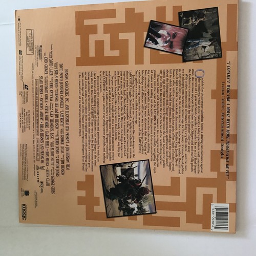 Labyrinth (1986) Widescreen Laserdisc LD Gatefold David Bowie, Jennifer Connelly - Picture 5 of 7