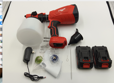 #ad With 2 Batteries High Pressure Cordless Paint Sprayer Electric HVLP Spray Gun US $26.99