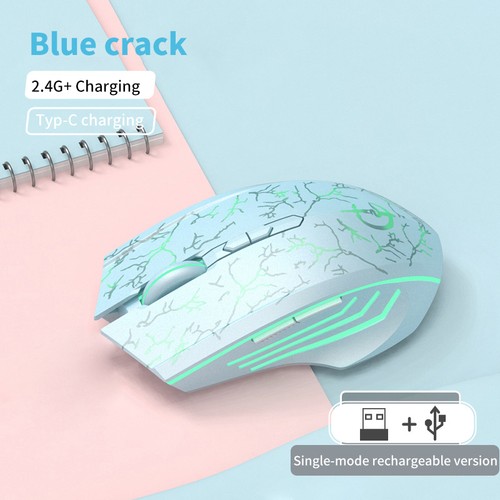 High-performance 2.4GHz Rechargeable Wireless Gaming Mouse, With Mute Keys, RGB - Afbeelding 17 van 21