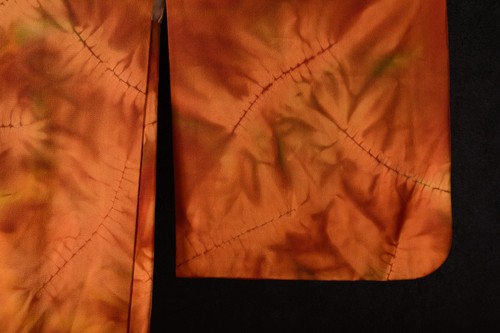 Vintage Japanischer Kimono Seide Antik HAORI Jacke Morgenmantel Kleid gefärbt/KIM67/600 - Bild 2 von 10