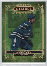 2022-23 Upper Deck Stature Rookies Green 73/99 Nick Cicek #107 01ks
