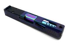 HTA Glock 19 Gen 1-3 PVD W3 Reaper Slide Trijicon RMR Chameleon Ported Barrel