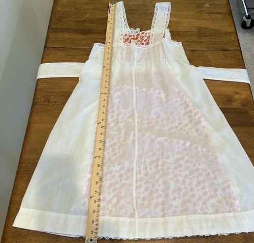 VTG Vassarette Babydoll Nightie Red Floral Sz XS Lace Sexy Feminine Sheer Sweet - Picture 11 of 11