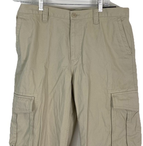 Old Navy Hose Herren 34x36 beige locker Cargo Relaxed Fit gerades Bein NEU - Bild 6 von 12