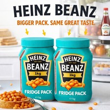 Heinz Beanz in Rich Tomatensauce 2&times;1kg Classic Baked Beans Rich Tomatensaucen