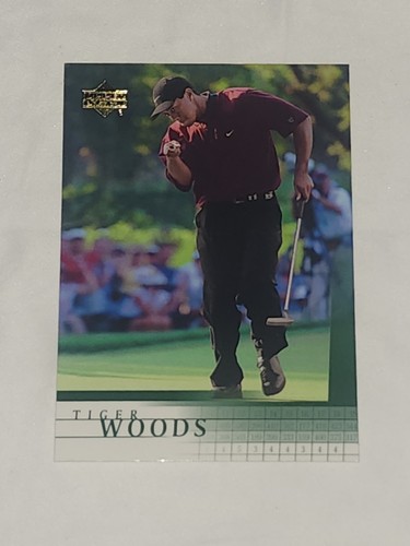 2001 Upper Deck #1 TIGER WOODS ROOKIE CARD RC  - Zdjęcie 1 z 2