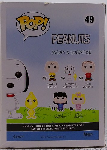 Peanuts Snoopy & Woodstock Funko Pop #49 New in Box - Picture 4 of 6
