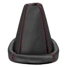 Schaltsack Schaltmanschette für Ford Mondeo MK4 2007-2014 Leder Schwarz Rot